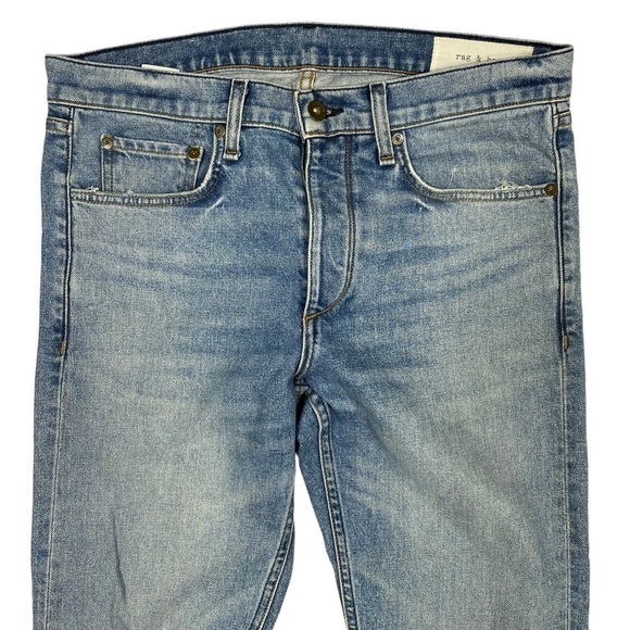 RAG & BONE Men’s Fit 2 Slim Jeans in Jamie Wash 32 - Picture 3 of 8